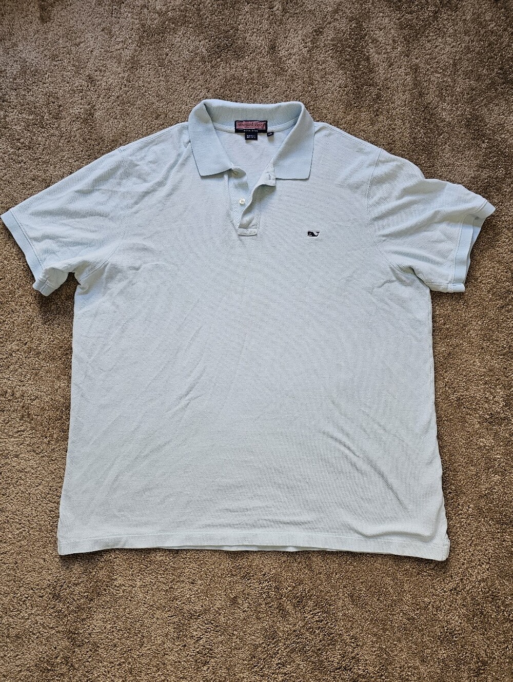 Vineyard Vines Men’s Light Blue Polo Shirt